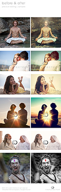 before and after, precision editing